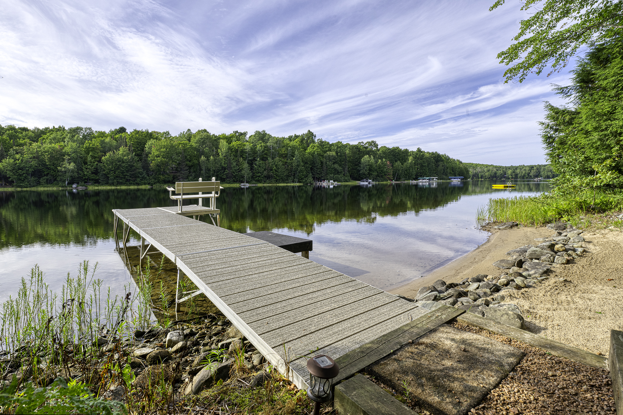 Dock with room to tie up your own boat