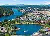 Ariel view of surrounding area – Spokane River nearby.