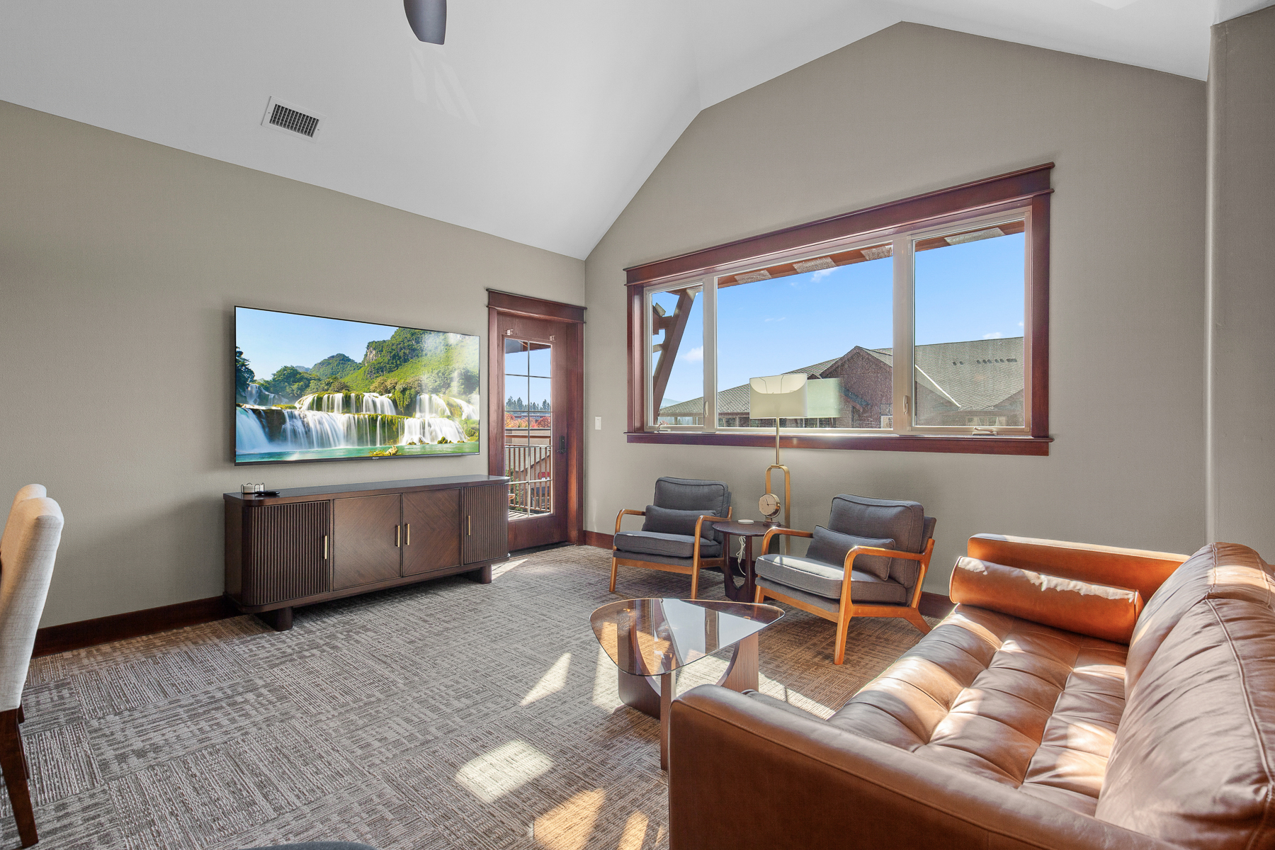 Living room with Smart TV