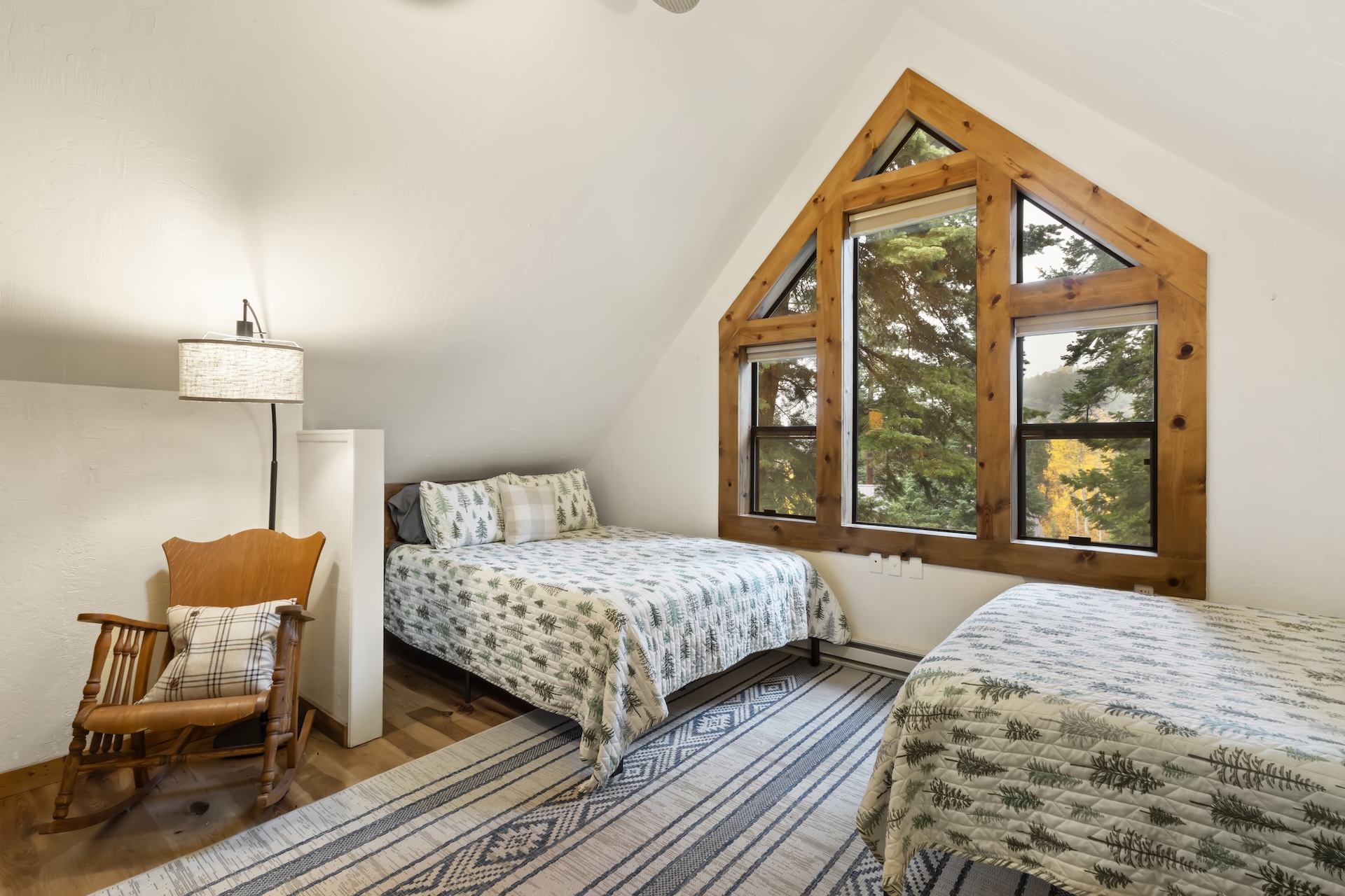 Bunk Room: 2 Queen Beds, a Twin XL Bunk Bed, and TV (3rd Floor)