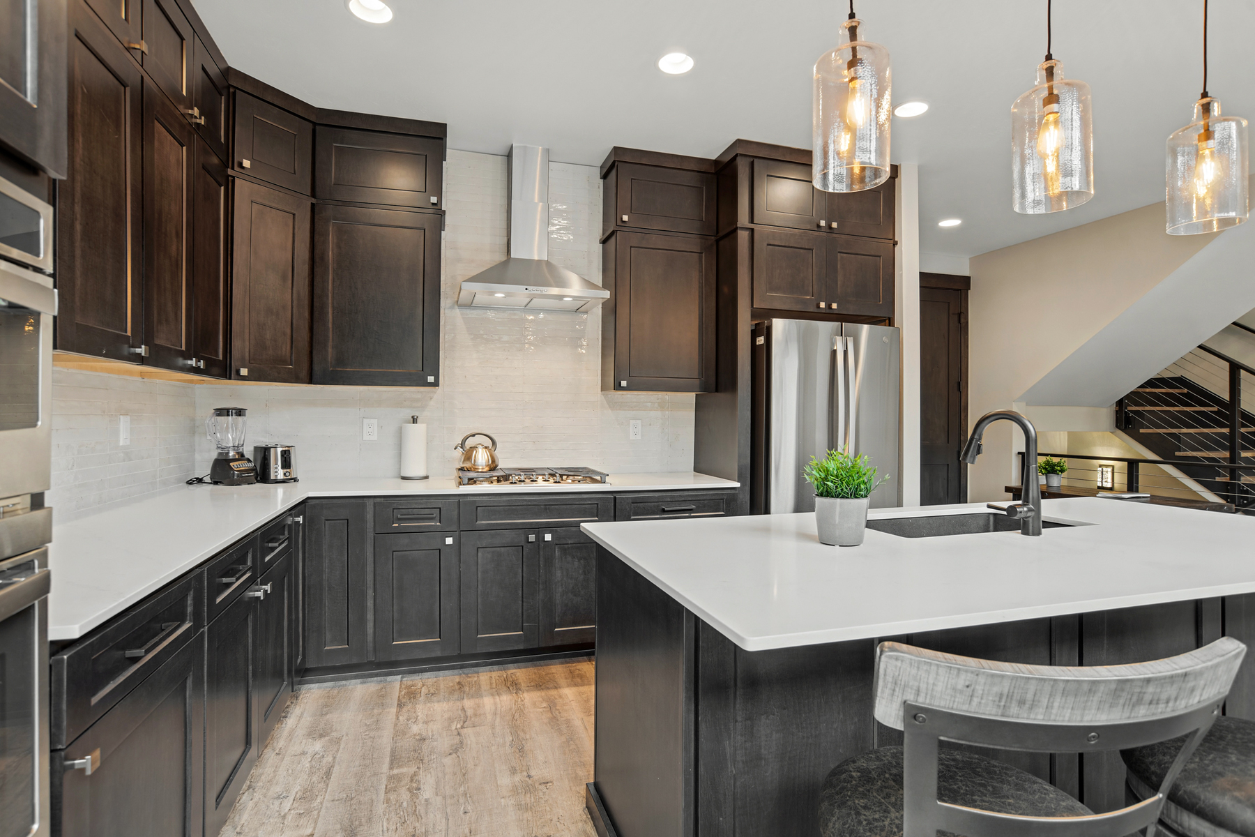 Fully stocked kitchen