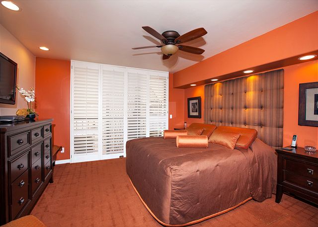 Spacious master bedroom
