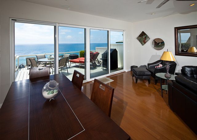 Dining area and view