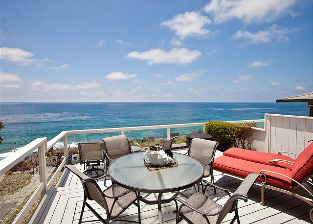 Oceanfront deck