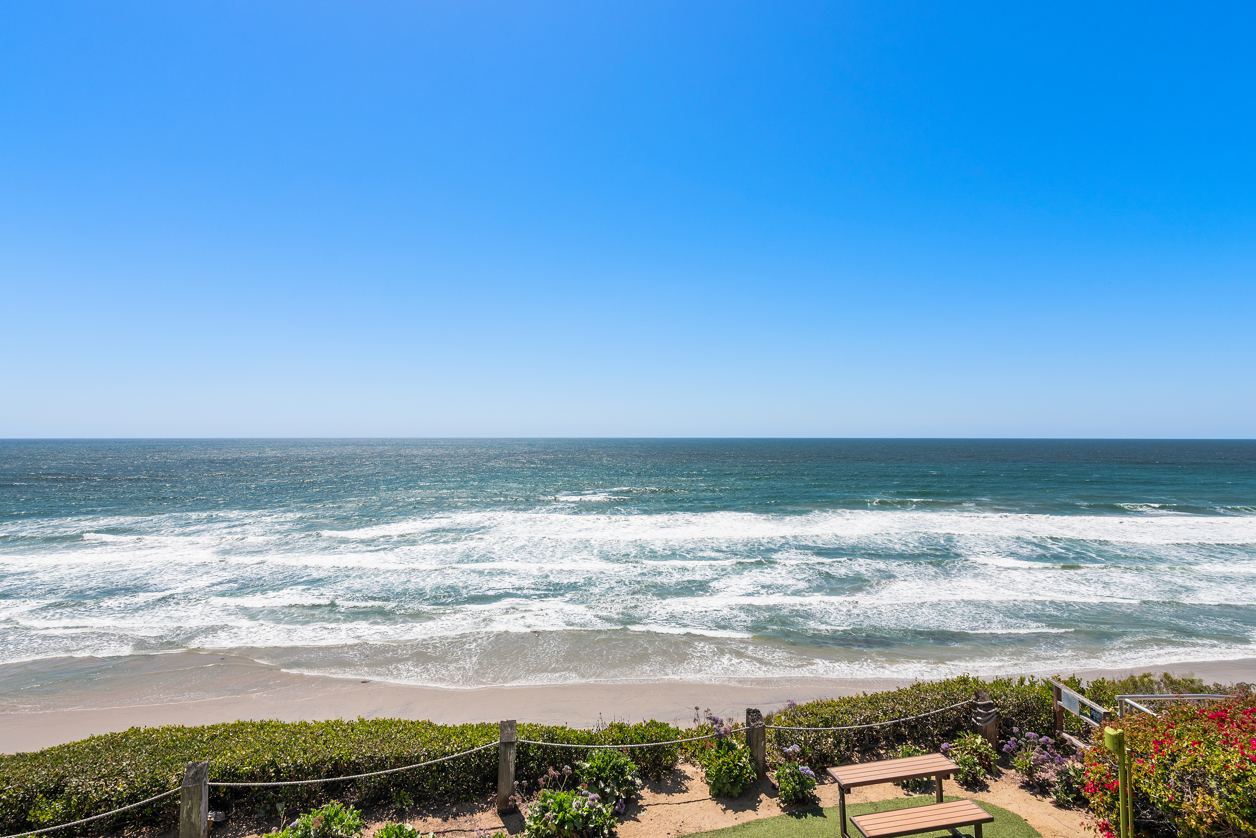 Solana Beach oceanfront condo with panoramic views