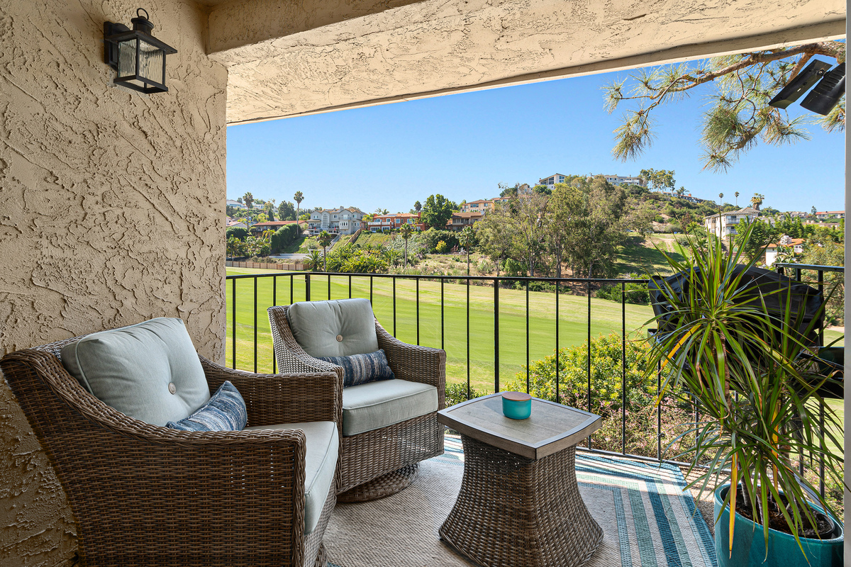 Carlsbad vacation rental with golf course views