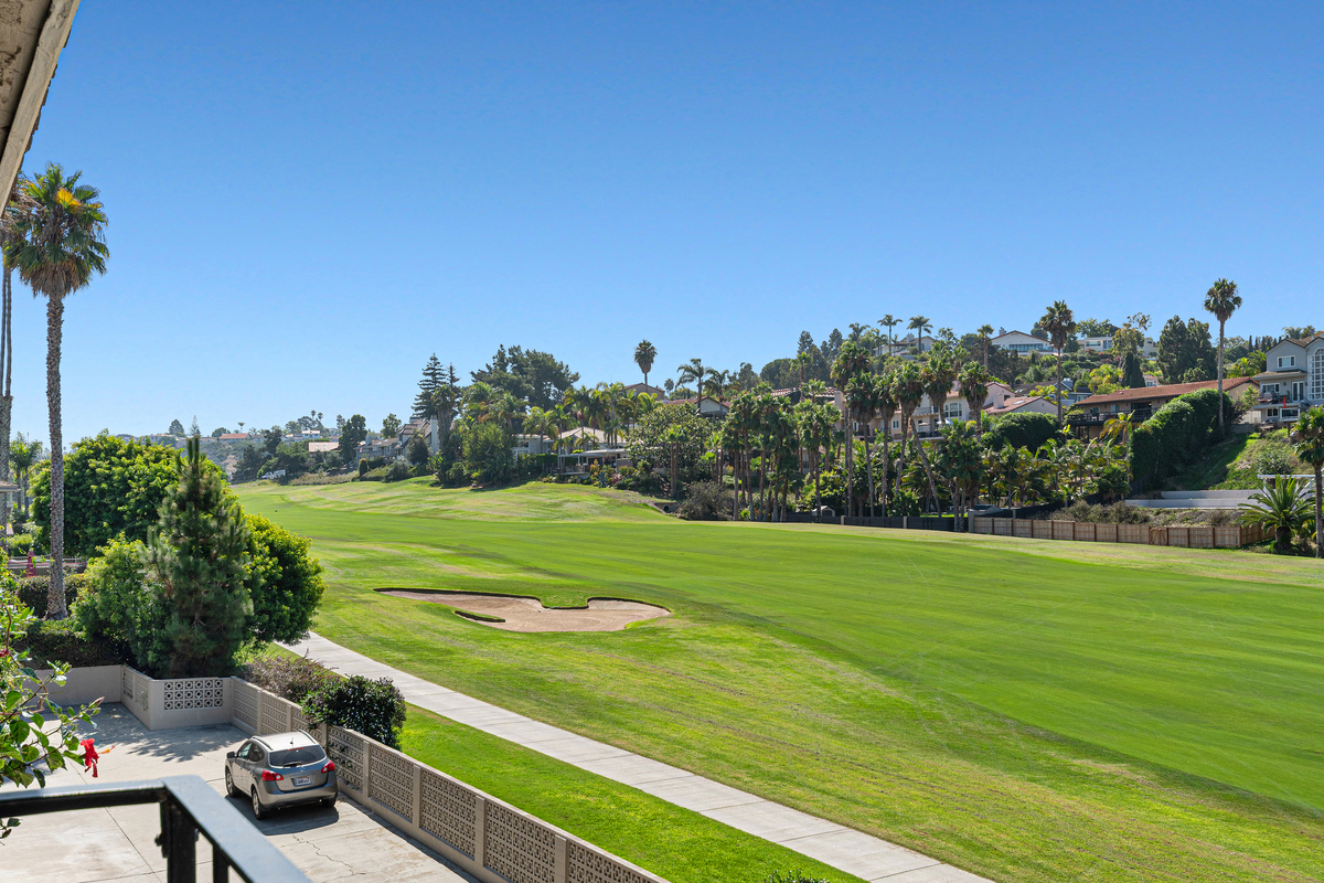 Carlsbad vacation rental with golf course views