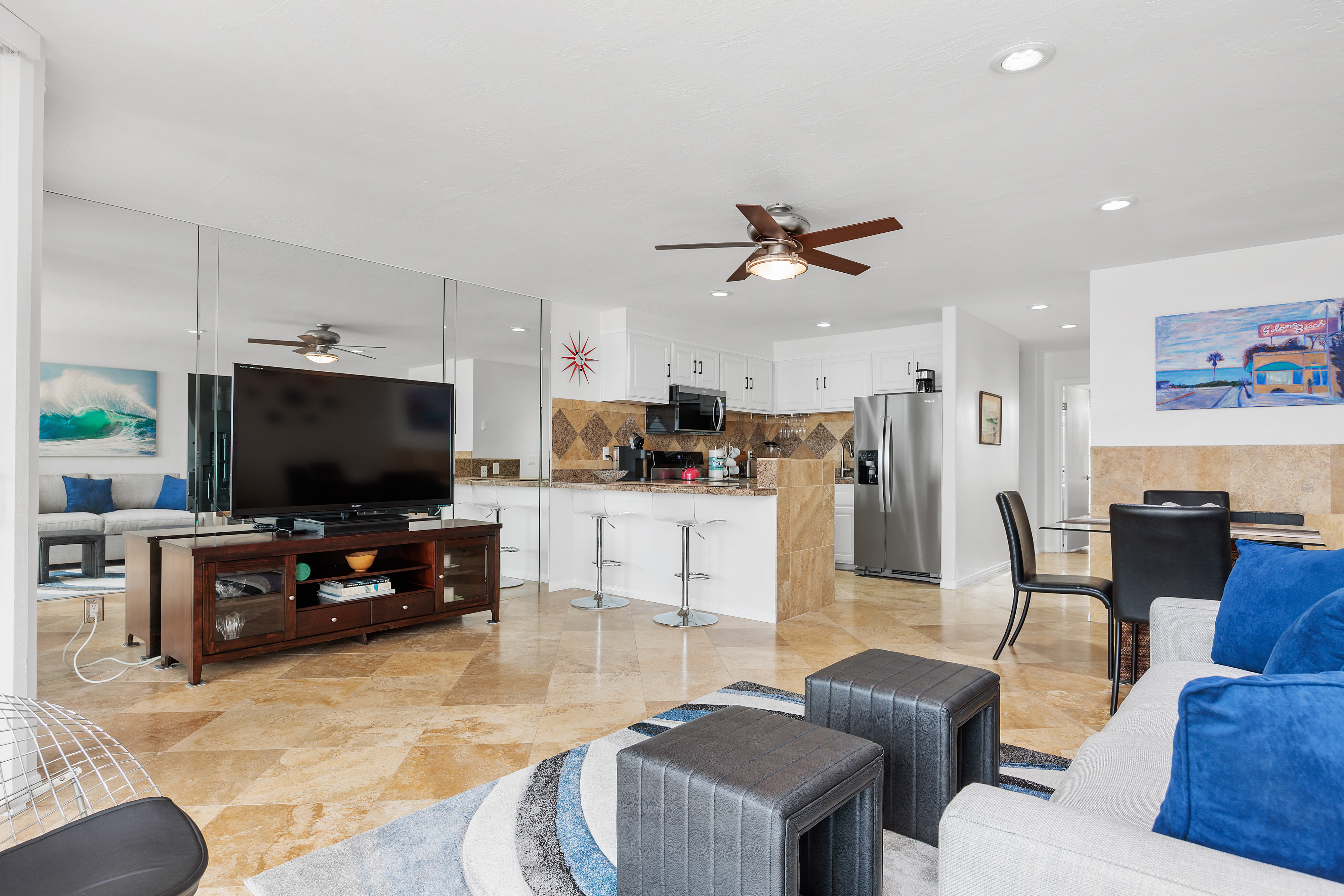 Living and Kitchen Area