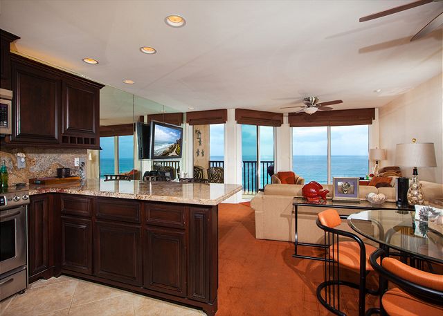 Great views from living room/dining and kitchen