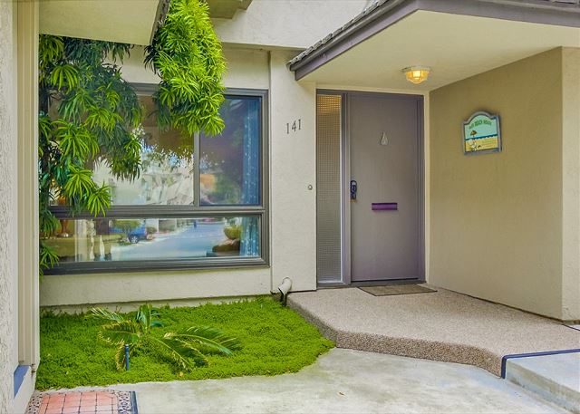 Front door to the townhome.