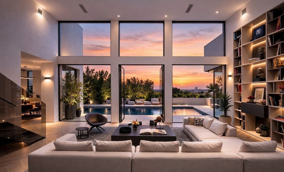 Sierra Skyline, Bird Streets, Los Angeles