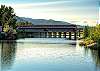 Sandpoint, Idaho - Cedar Street Bridge and Farmers Market