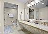 Condo 123 - Master Bath with Double Vanity & Shower