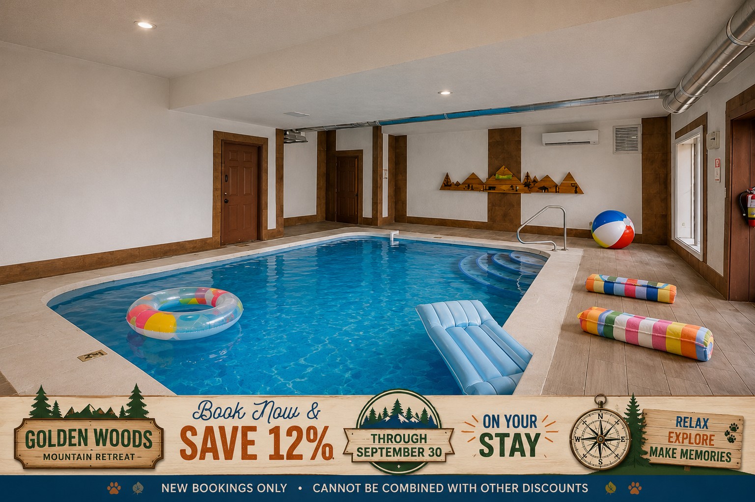 Indoor Heated Pool And Home Theater - Stunning Cabin Retreat - Cosby, TN