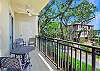 This tucked-away balcony off the living room is perfect for morning coffee or late-night chats. Catch the ocean breeze just steps from your door.