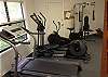 Elliptical, treadmills, and more available in the Harbour Oaks workout room—convenient for guests who want to stay active during their St. Simons vacation.

