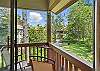 Enjoy a drink, a book, or just a breeze from the private second-floor porch, surrounded by trees and tucked into one of the quietest corners of Harbour Oaks. No neighbors, no rush.

