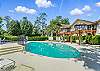 Soak up the sun—or cool off after a morning run to Palm Coast Coffee—at the Harbour Oaks community pool, surrounded by lounge chairs, pergolas, and enough lush island landscaping to make you forget you’re just minutes from the Pier Village action.


