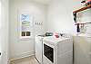 You’ve got laundry handled with full-size washer and dryer in this St. Simons vacation rental—great for long stays or sandy beach gear.