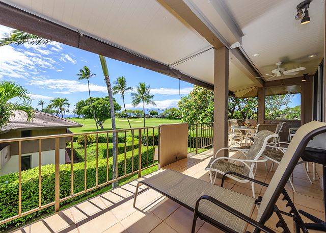 Luxury Ocean/Golf Course View walk to beach! Maui Eldorado I204