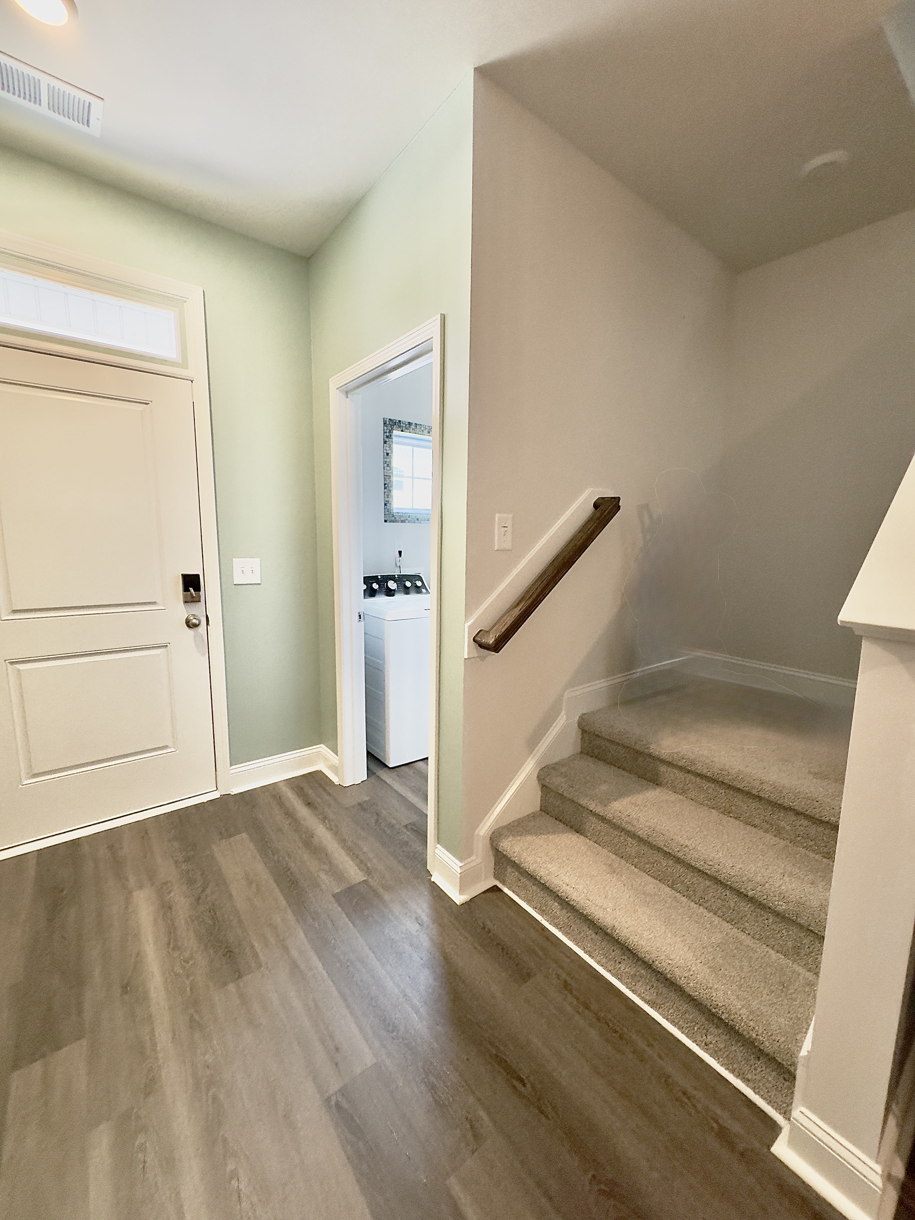 View of stairs & Front Door