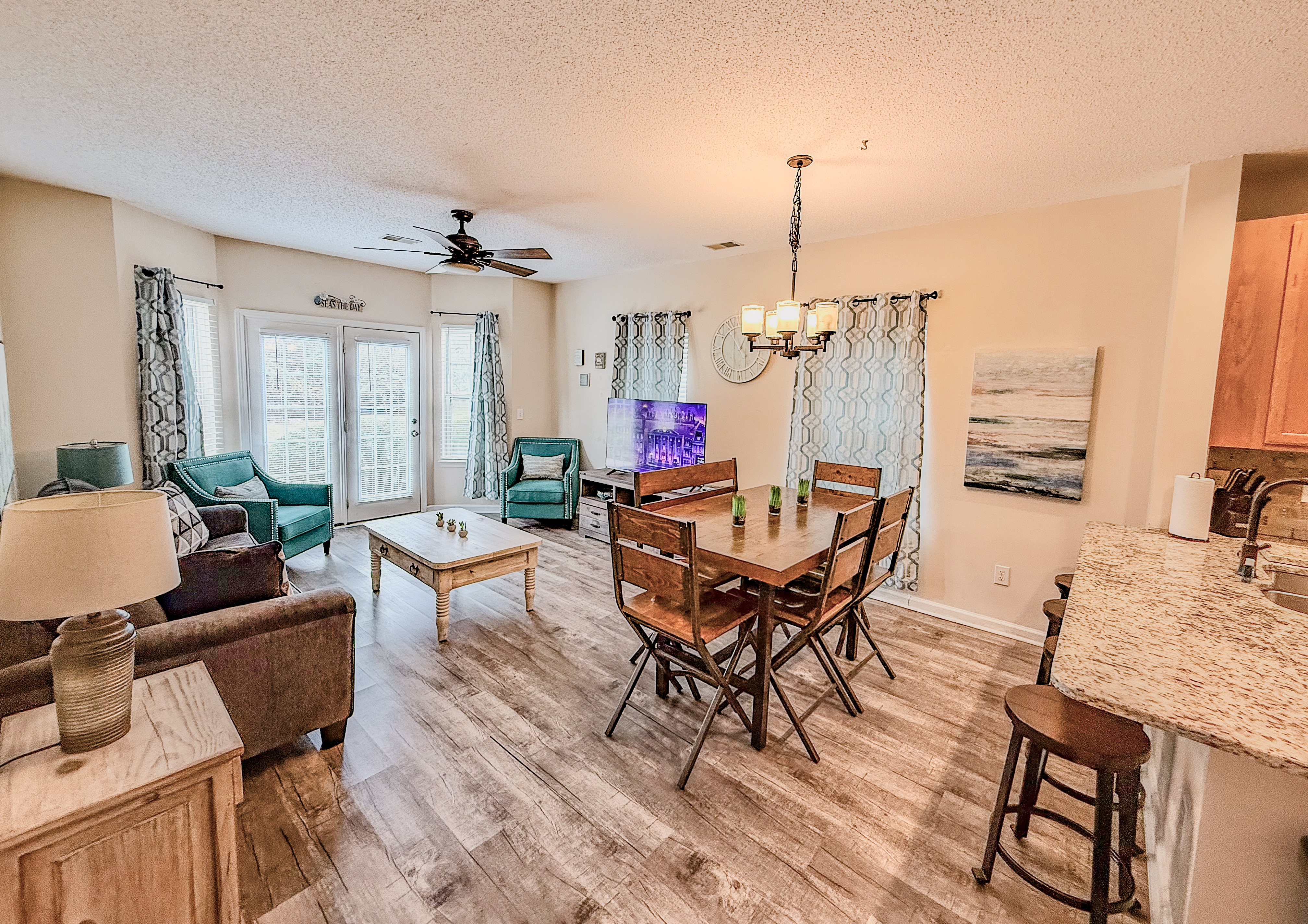 Dining Table & Living Room