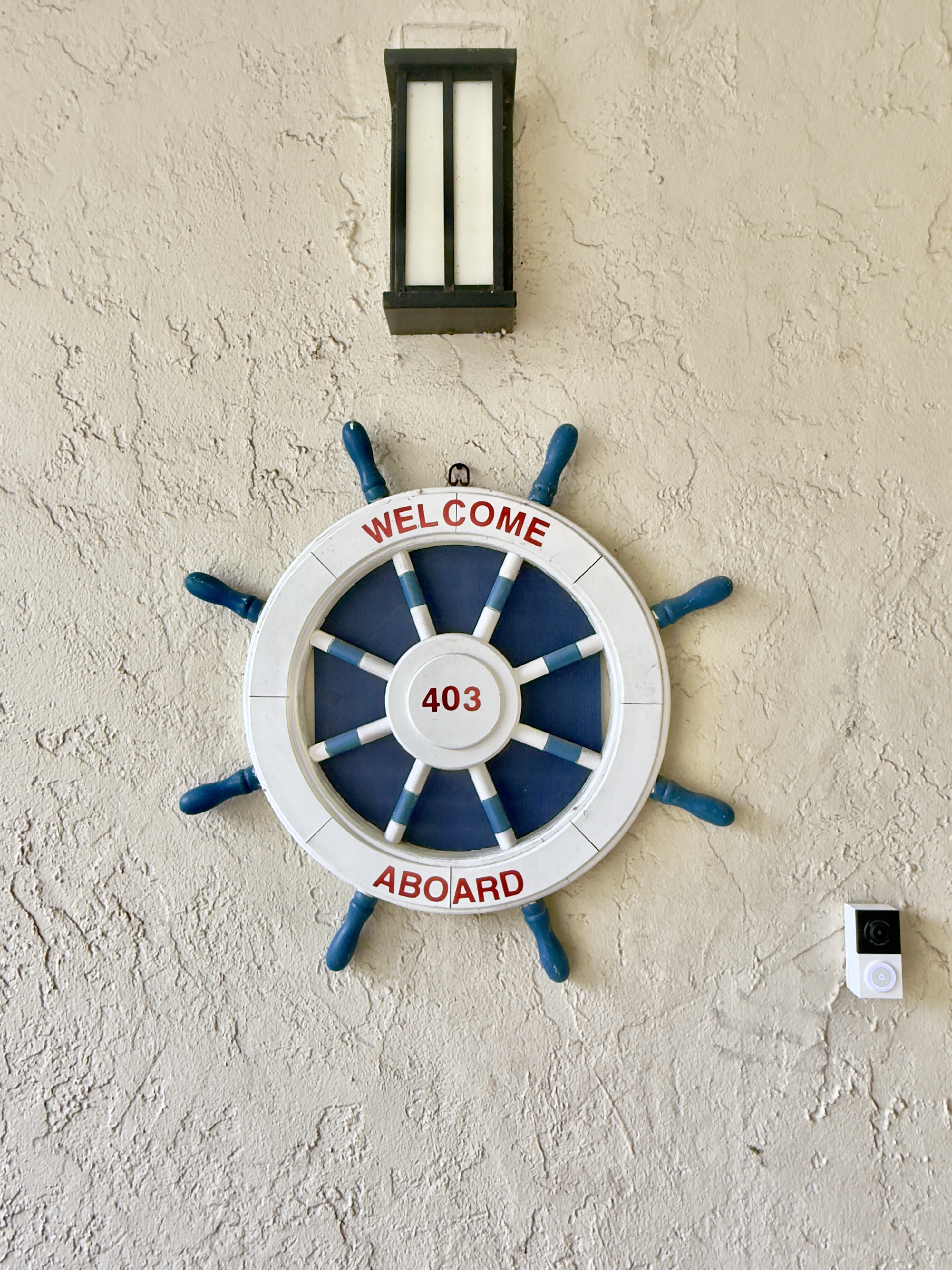 Outside of front door