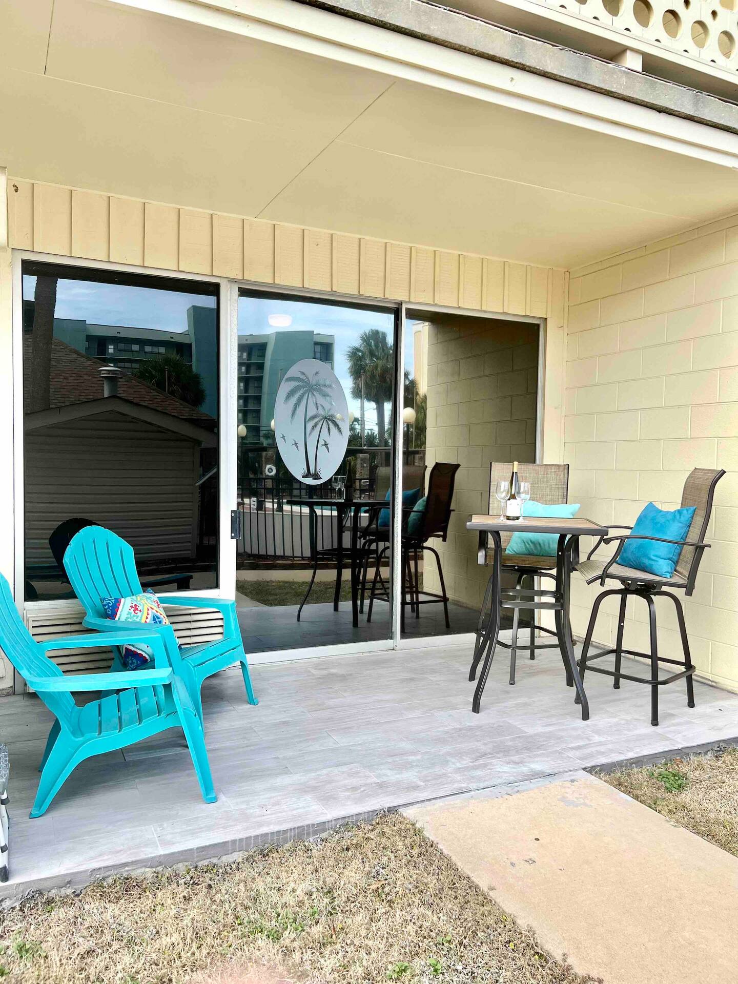 Patio outside Queen Bedroom