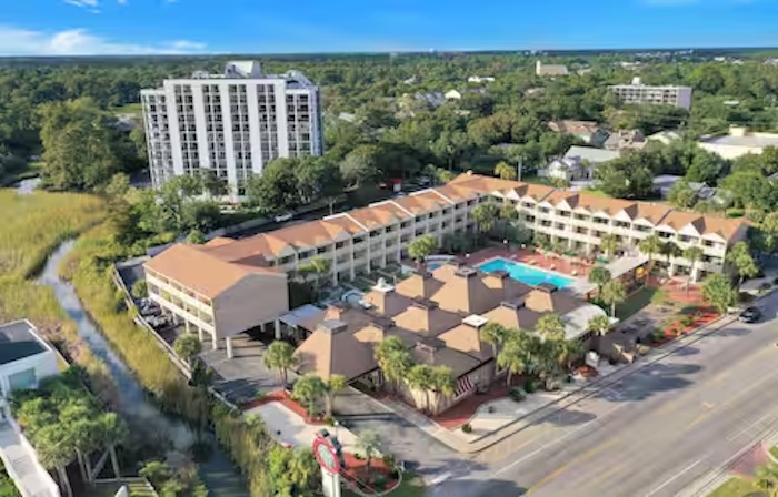 Aerial View of Building