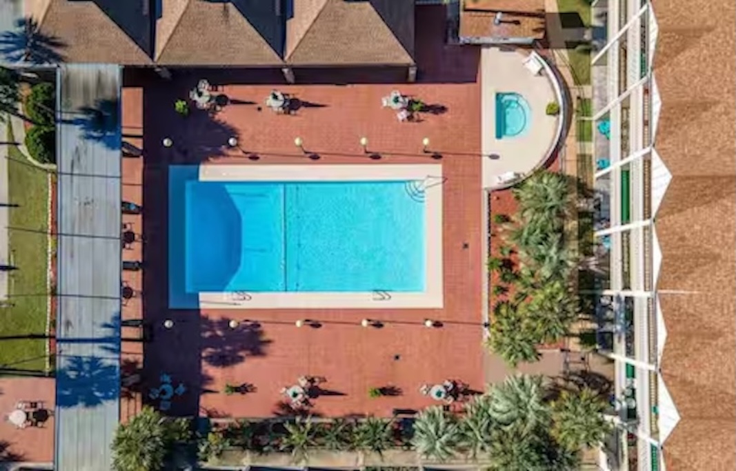 Aerial of Pool