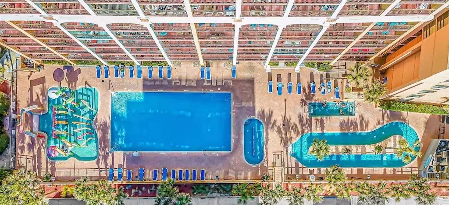 Aerial of Pool