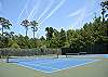 Free access to tennis/pickleball court