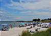 A beautiful day at the Cape Charles public beach