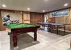Dedicated Games Room located downstairs where the kids (big or small) can be entertained during your stay.