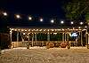 The Party Pavilion & huge flagstone courtyard large enough to two step under the stars!