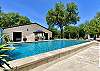 Laid back river style starts with a huge pool!