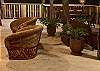 The cigar lounge adds sultry sophistication to the Pavilion.