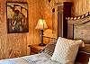 Original art adds a level of sophistication typically not found in a vacation home.