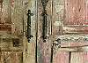 Original ancient hardware with new handles.