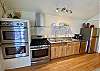 3 ovens, 6 gas burners and 4 sinks!