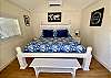 Romantic Pool House is light filled, french doors, wood floors, vaulted ceiling, smart tv.