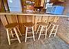 Additional 4 bar stools at the counter.