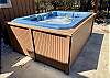 Hot tub is available to guests for an additional fee.