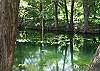 Deep Frio River front with deep water for swimming and dropping off the rope swing!