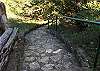 Rock stairs to your private riverside oasis.