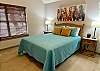 Private bedroom, great for parents keeping an eye on the kids in the bunkroom.