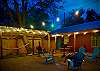 Party lights equal outside fun!