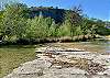 Where On the Rocks cabin meets the Frio River!