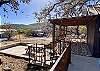 Wide porch, deck and patio.