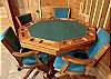 Game table is perfect for poker night, monopoly or your favorite board game.